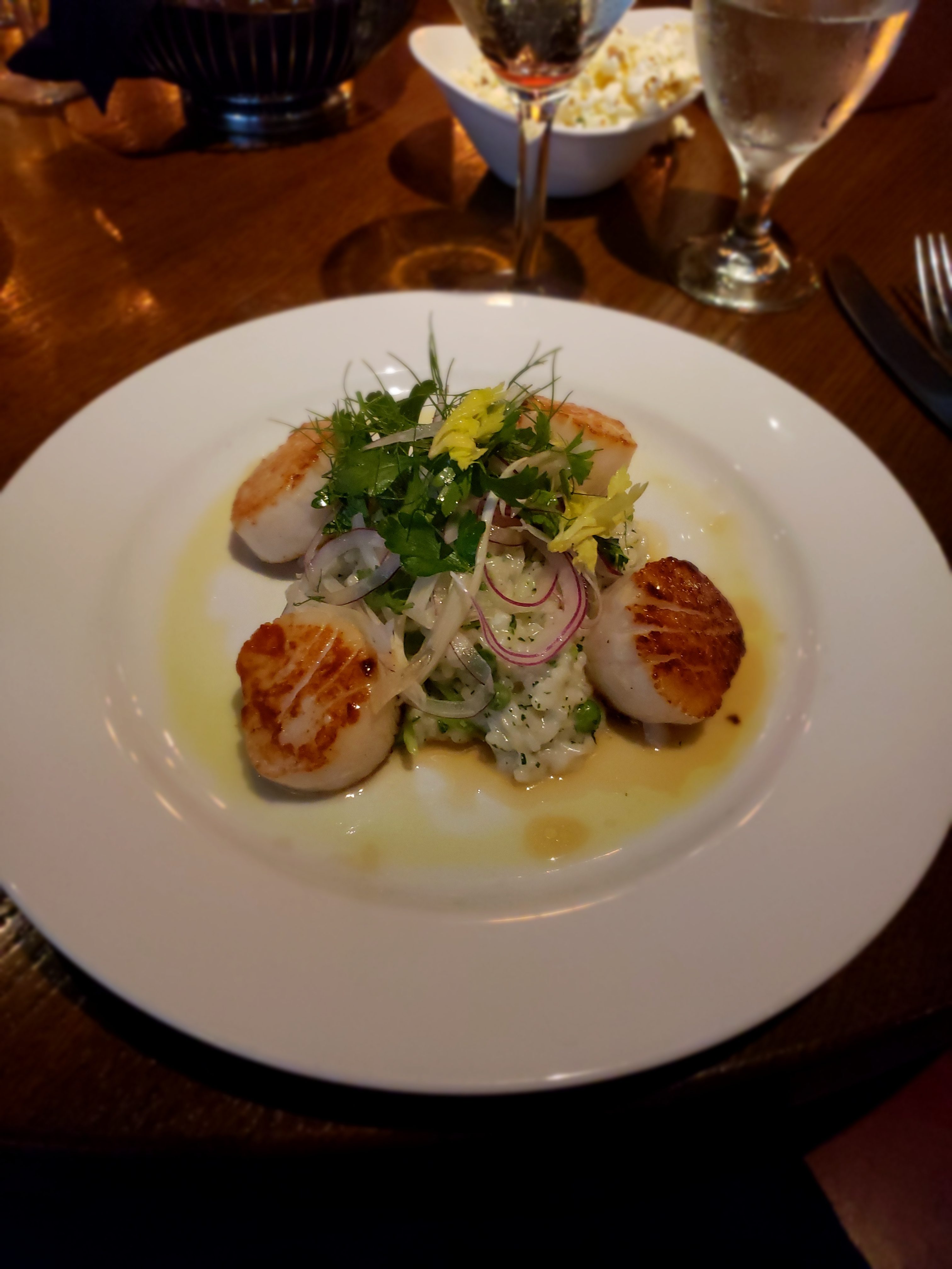 Scallops from Ocean Prime in NYC